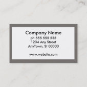 modern chic Professional-kaartenmodel Visitekaartje (Achterkant)