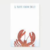 Modern Chic Red Lobster Seafood Post-it® Notes (Voorkant)