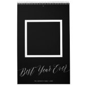 Modern Chic Script  KLEUR 12 Foto Kalender (Hoes)