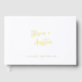 Modern Chic Script Minimalist Wedding (Recto)