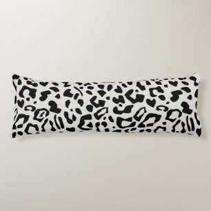 Modern Chic Snow Leopard Animal Print Patroon Lichaamskussen