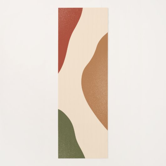 Modern Chic Terracotta Yoga Mat (Achterkant)