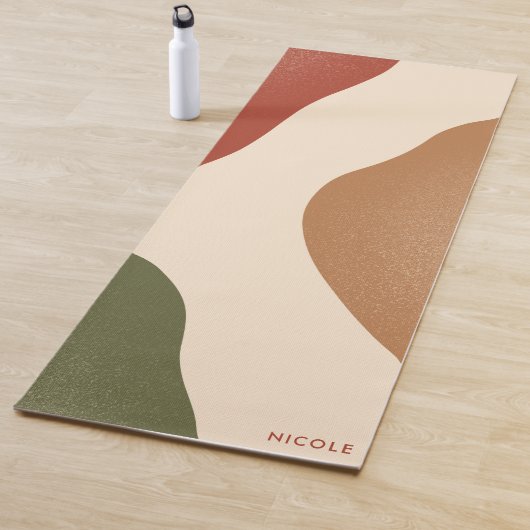 Modern Chic Terracotta Yoga Mat (In situ)