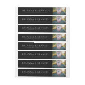 Modern Chic Typography Black Photo Save the Date (Vel)