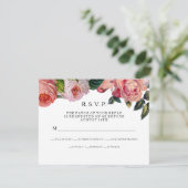 MODERN Chic Wide Stripes w Rozen, Mint Green Kaart (Staand voorkant)
