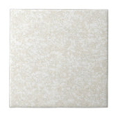Modern Chic Wit en Goud Glitter Speckled Tegeltje (Voorkant)