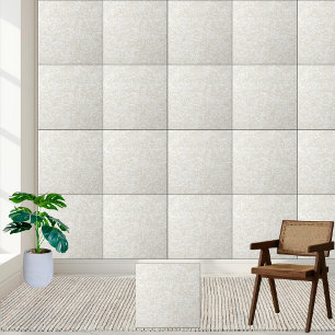 Modern Chic Wit en Goud Glitter Speckled Tegeltje