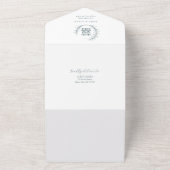 Modern Chinees Alles in een bruiloft uitnodiging (Buitenkant)