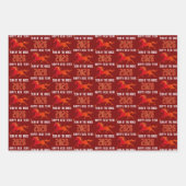 Modern Chinese Horse New Year 2026 Inpakpapier Vel (Voorkant 3)