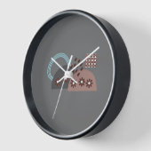 Modern chique monogram rond boho (Hoek)