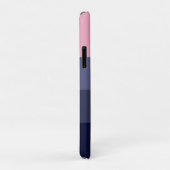 Modern chique Paarse roze kleurblok Case-Mate iPhone Case (Achterkant/rechts)