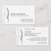 Modern Chiropractic Massage Therapy Visitekaartje (Voorkant / Achterkant)