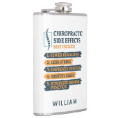 Modern Chiropractic Side Effects Gag Personalized Heupfles (Rechts)