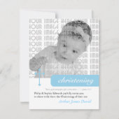 Modern Christening of Baptisme Kaart (Voorkant)