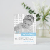 Modern Christening of Baptisme Kaart (Staand voorkant)