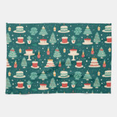 Modern Christmas Baking Aesthetic  Theedoek (Horizontaal)