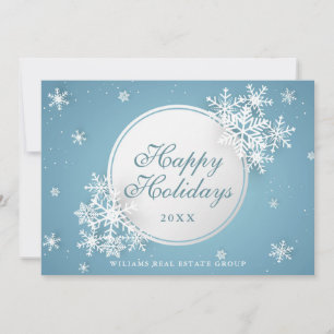 Modern Christmas Composition Corporate Greeting Feestdagenkaart