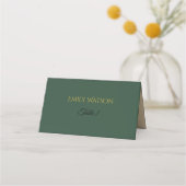 Modern Christmas Place Card | Holiday Luxe Collect (Voorkant)