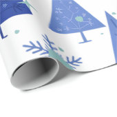 Modern Christmas tree Cadeaupapier (Rol Hoek)