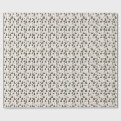 Modern Christmas Trees Wrapping Paper Cadeaupapier (Vlak)