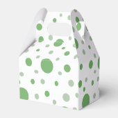 Modern Circle Pattern Dank je wel Party Bedankdoosjes (Achterkant)