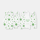 Modern Circle Pattern Dank je wel Party Bedankdoosjes (Uitgevouwen)