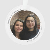 Modern Circular Grunge 2 Photos Acrylic (devant)