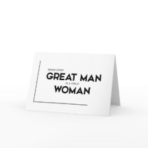 MODERN citeert: achter elk groot man