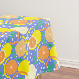Modern Citrus Fruit Confetti Summer Amalfi Coast Tafelkleed