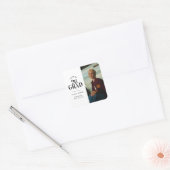 Modern Class of 2026 Graduation Square Sticker (Envelop)