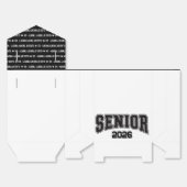 Modern Class of Twenty Twenty‑Six Typography Bedankdoosjes (Ongevouwen)