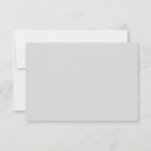 Modern Classic Monogram in Grijs RSVP (Achterkant)