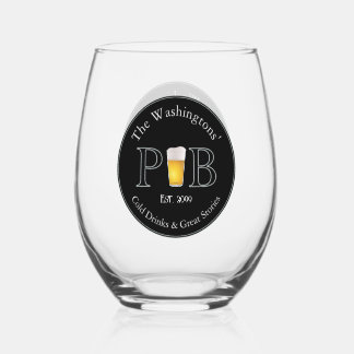 Modern Classic Pub Drink brillenglazen Bierblik Wijnglas Zonder Voet