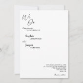 Modern Classic we maken een uitnodiging tot het st (Voorkant)