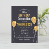 Modern Classy Man's ELKE LEEFTIJD Verjaardag Kaart (Staand voorkant)