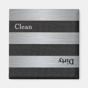 Modern Clean Dirty Dishwaser Magnet Magneet