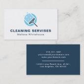 Modern Cleaning House Maid Services Visitekaartje (Voorkant / Achterkant)