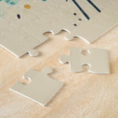 Modern Cleopatra – Abstract Liquid Colors Art Legpuzzel (Zijkant)