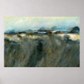 Modern Cliff Edges Abstract Landschapsschilderij Poster (Voorkant)