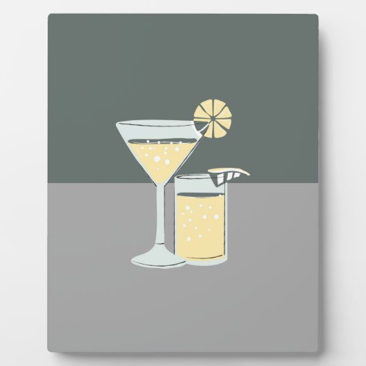 Modern Cocktails Colorblock Fotoplaat (Voorkant)