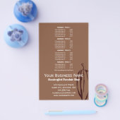 Modern Cocoa Pod Chocolatier Chocolade Winkel Menu (Enkel)