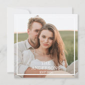 Modern Collage-foto van stel & Minimaal gezinsgesc (Voorkant)