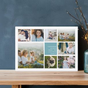 Modern Collage   Hanukkah-fotokaart Feestdagenkaart