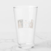 Modern Collage Photo & Happy Thanksgiving Dad Glas (Achterkant)