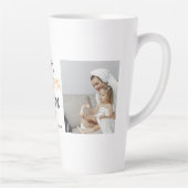 Modern Collage Photo Happy Thanksgiving Grandma Latte Mok (Rechts)