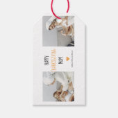 Modern Collage Photo Happy Thanksgiving mama Cadeaulabel (Voorkant)