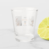 Modern Collage Photo Happy Thanksgiving mama Shot Glas (Achterkant)