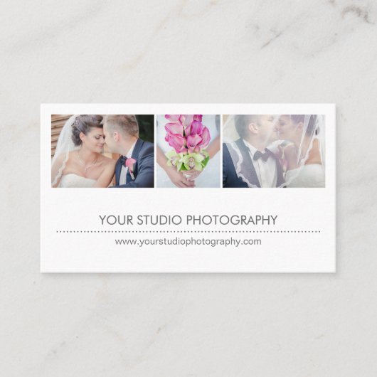 Modern Collage Visitekaartje (Voorkant)