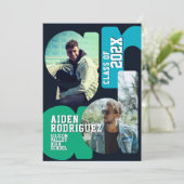 Modern College Uitnodiging voor afstuderen (Staand voorkant)