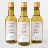 Modern Color Block Geurde Wax Smelt Product Label Wijn Etiket (Flessen)